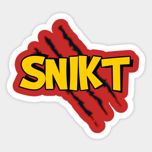 SNIKT Sticker